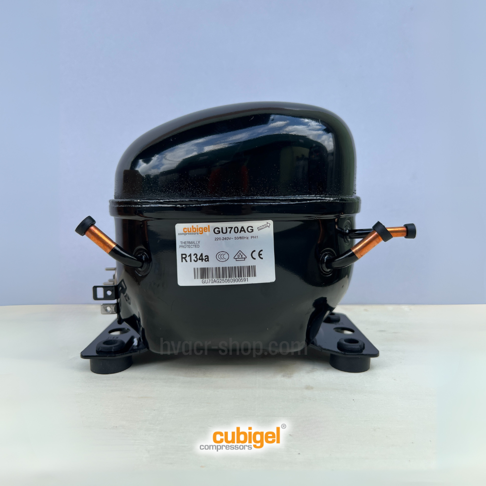 Máy nén Cubigel GU70AG, 1/5Hp, R134a