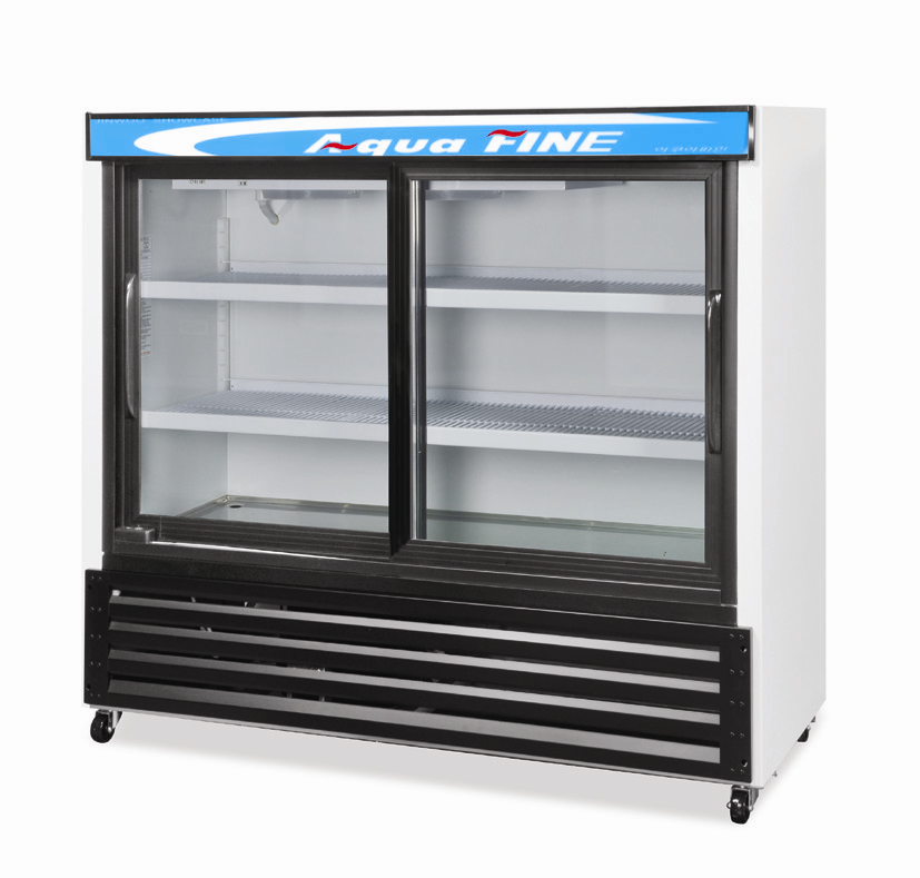 Tủ mát 2 cửa lùa Aqua FINE JW-400HR, dung tích 330 lít