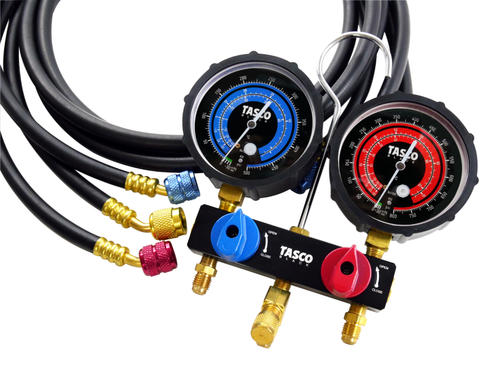 Đồng hồ áp suất đôi Tasco TB125BV