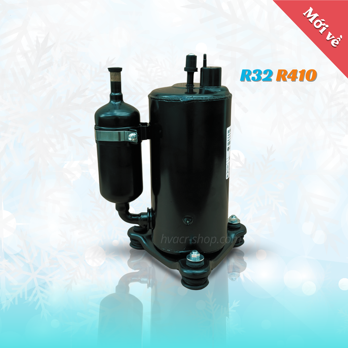 Máy nén LG model DKS134PAA, công suất 1.5Hp, gas R32/R410A