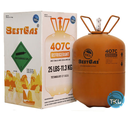 Gas lạnh BestGas R407C (Bình 11.3Kg) Thanh Kim Long