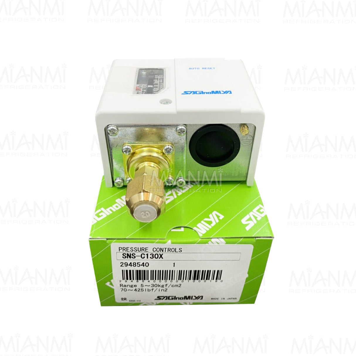Công tắc áp suất đơn Saginomiya SNS-C130X